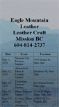 Mobile Screenshot of eaglemountainleather.com